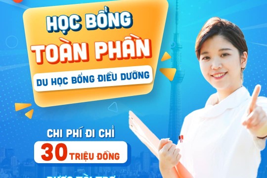 THÔNG TIN VỀ HỌC BỔNG TOÀN PHẦN DU HỌC ĐIỀU DƯỠNG NĂM 2023